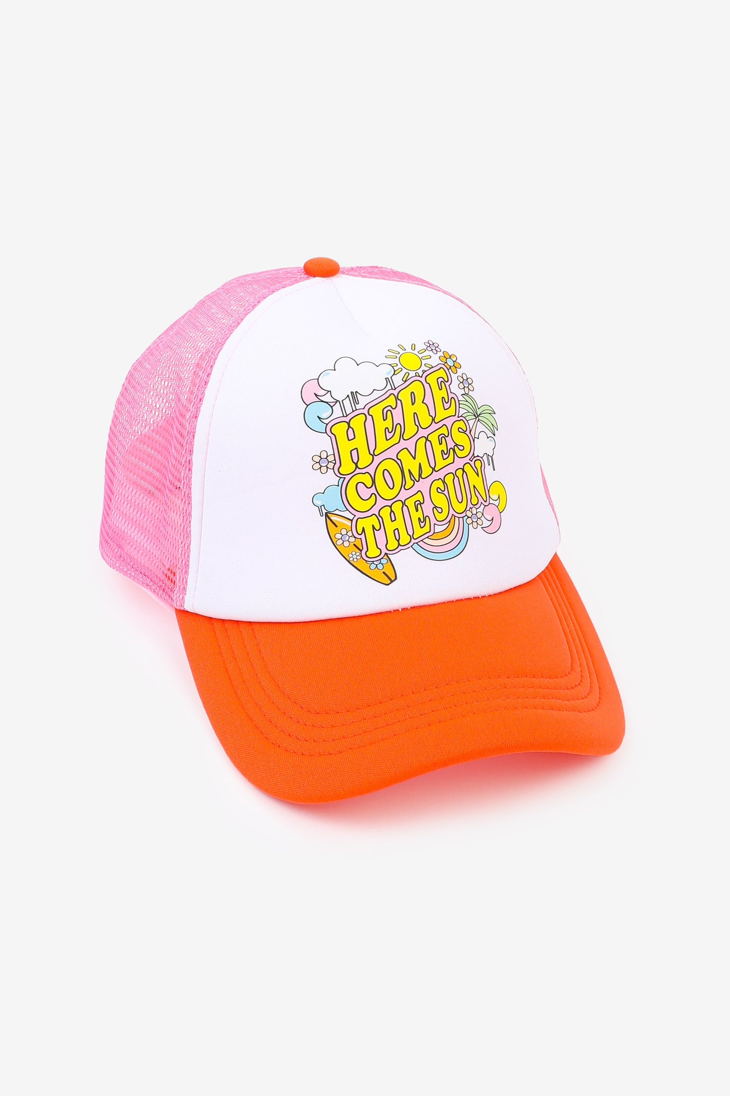 ardene here comes the sun trucker hat
