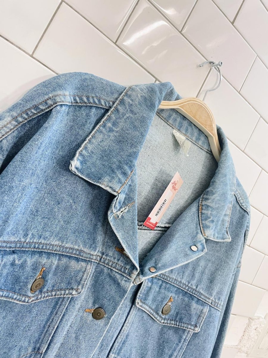 vintage sears made in usa denim trucker jacket - good market thrift store