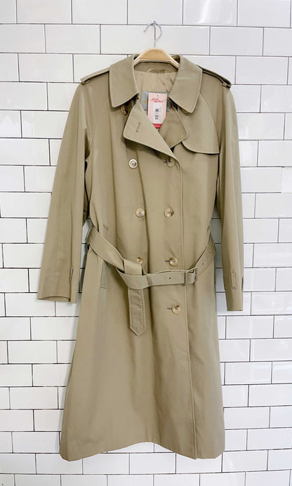 vintage aquascutum classic trench coat