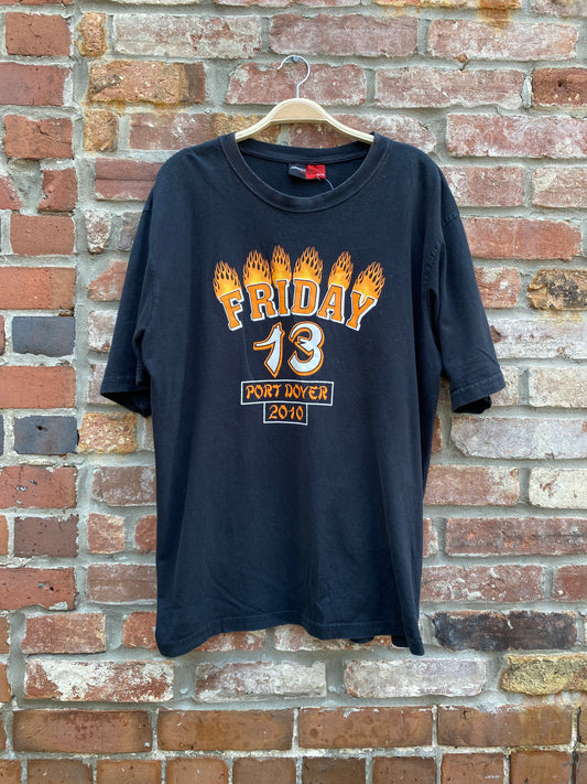 00's friday the 13th moto rally tee