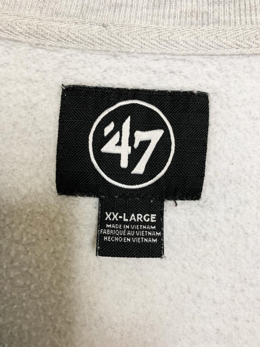 47 brand LA dodgers mlb soft oversized cropped sleeve fleece sweatshirt - good market thrift store