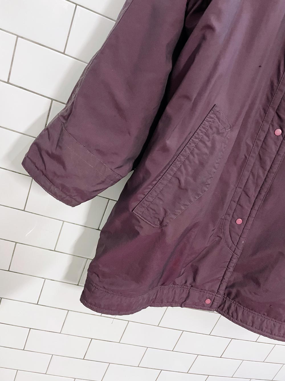 vintage 90s patagonia fleece lined parka