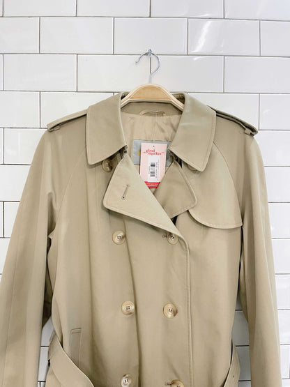 vintage aquascutum classic trench coat