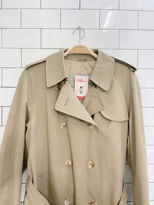 vintage aquascutum classic trench coat