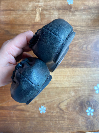 tory burch minnie leather ballet flats