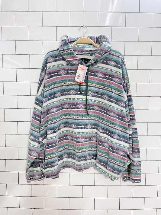 vintage 90s cotton prints fleece hoodie