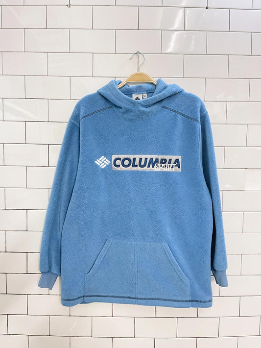 vintage 00s columbia fleece hoodie
