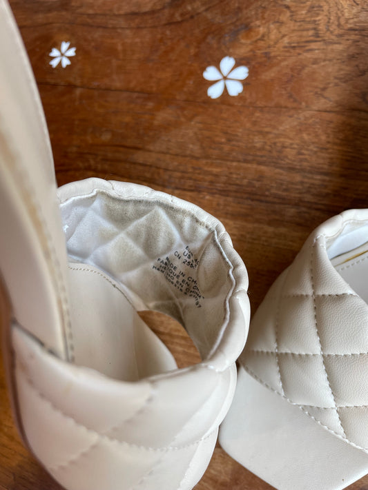 h&m 2024 quilted mules