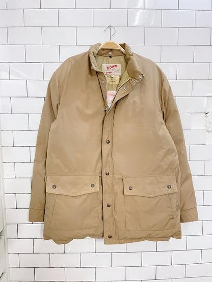 vintage schott down insulated parka