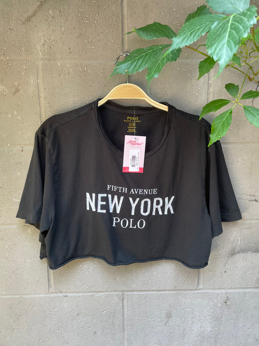polo ralph lauren fifth avenue NY crop tee