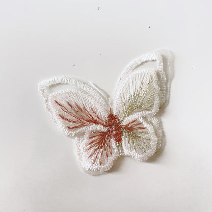 embroidered crochet sew - on patch - good market thrift store