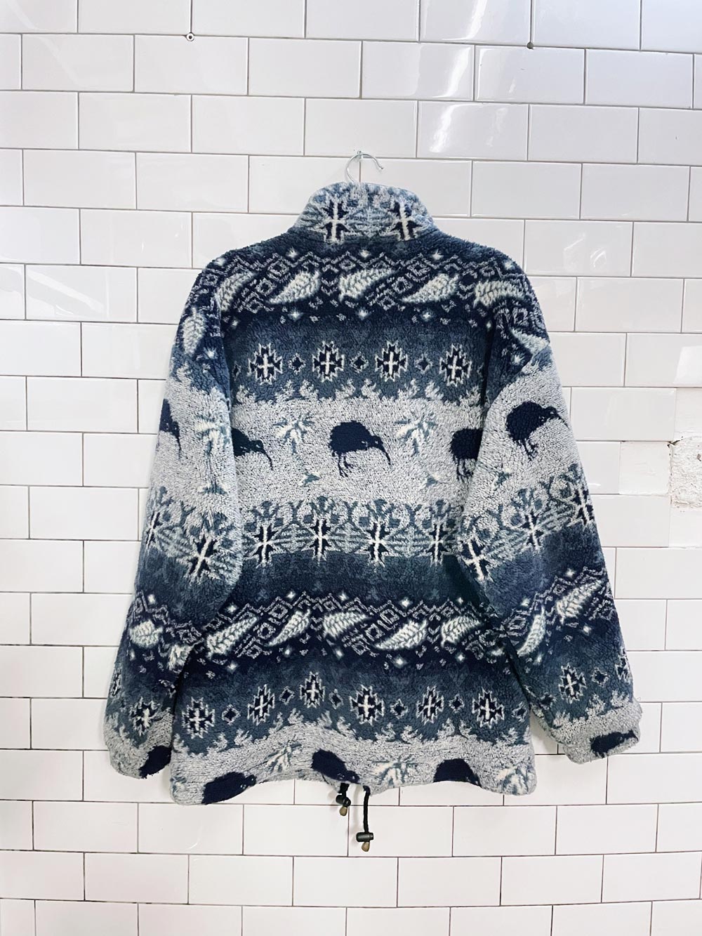 vintage 00s mika nz fleece jacket