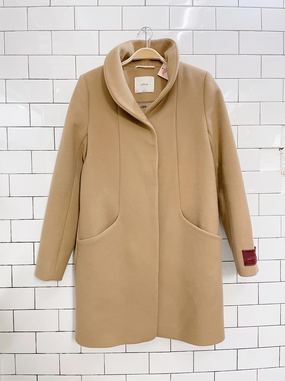 wilfred the cocoon wool-cashmere coat