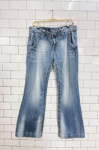 y2k miss me wide leg jeans - good market thrift store