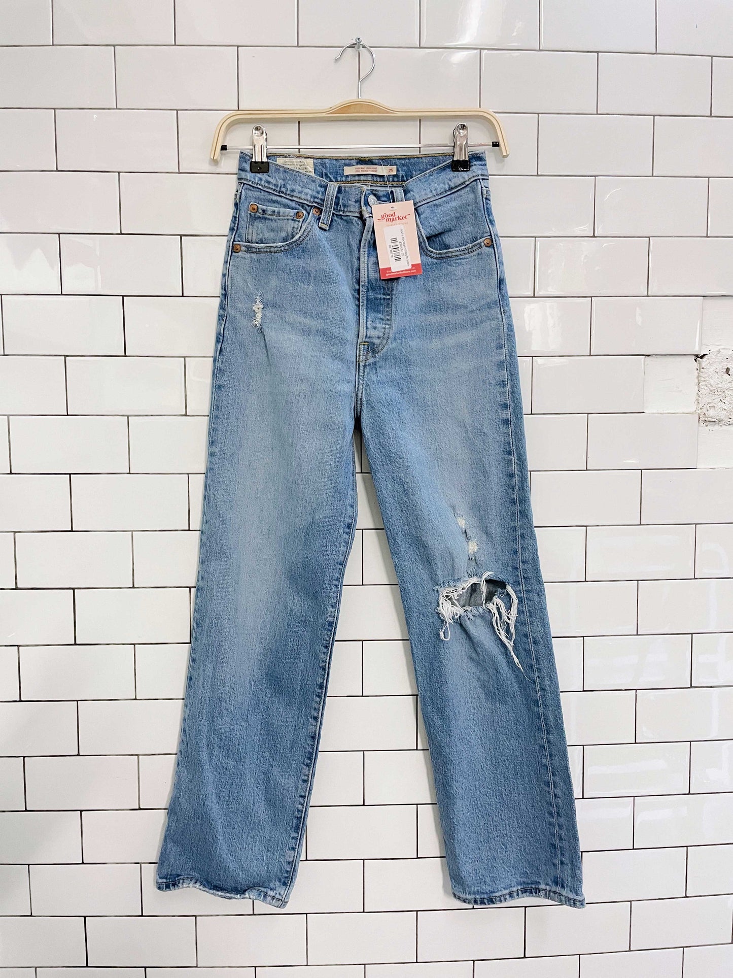 levi's ribcage straight jeans