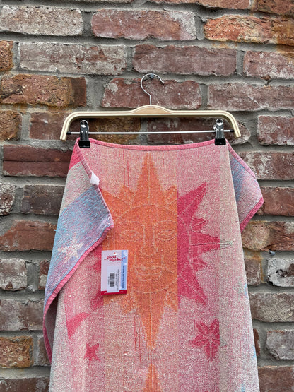 vintage 00s sun salutations beach towel