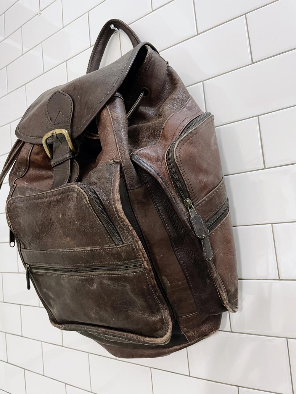 boulder ridge leather backpack boulder ridge oiled leather backpack