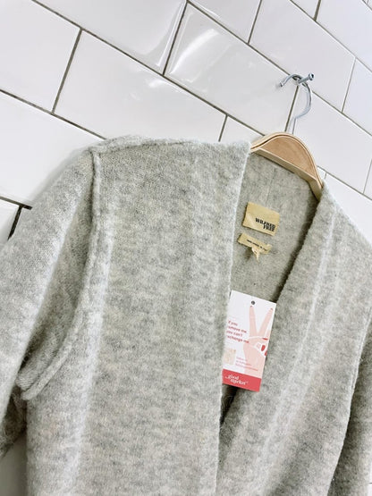 wilfred free alpaca - wool wrap sweater - good market thrift store