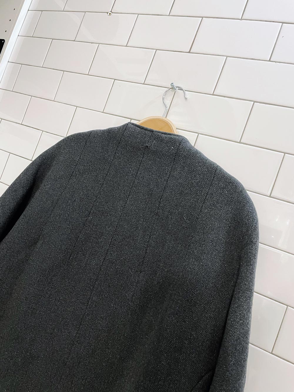 vintage 60s hudsons jewel-button wool gala coat