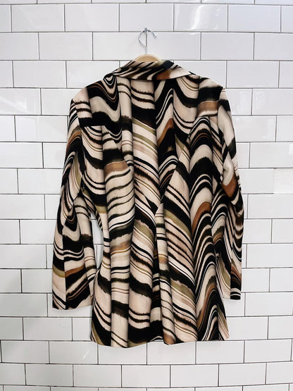 zara blogger fav printed blouse + pant set