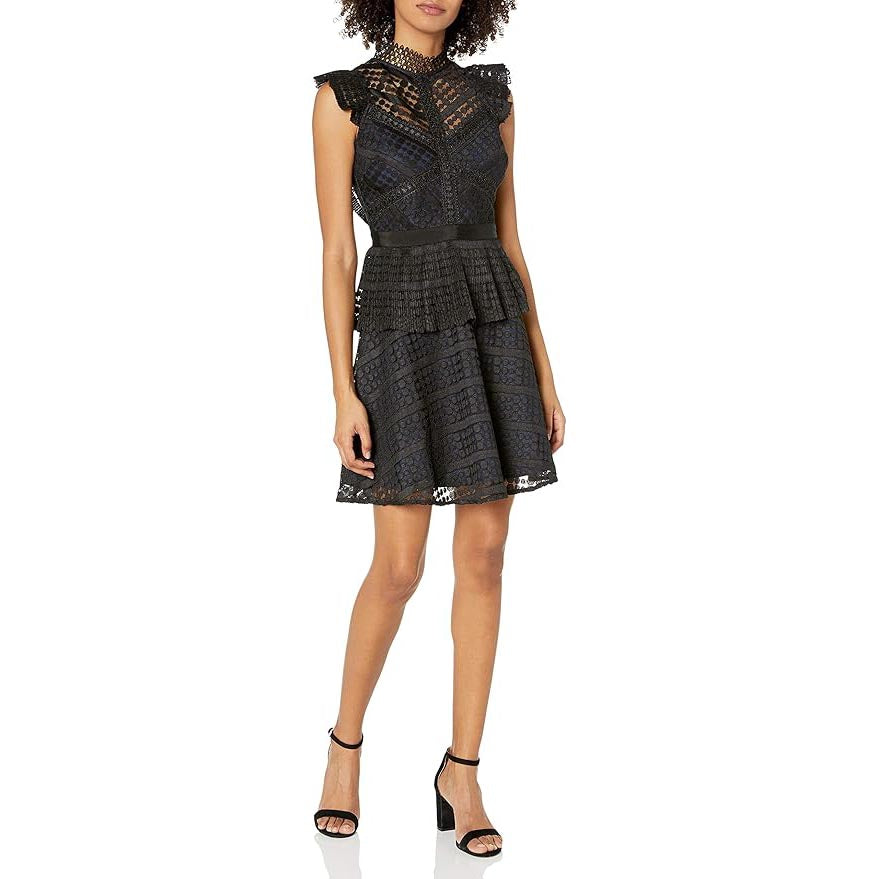 adelyn mae maeve ruffle lace dress