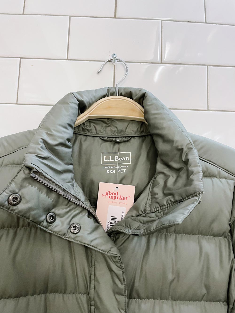 ll bean downtek puffer coat