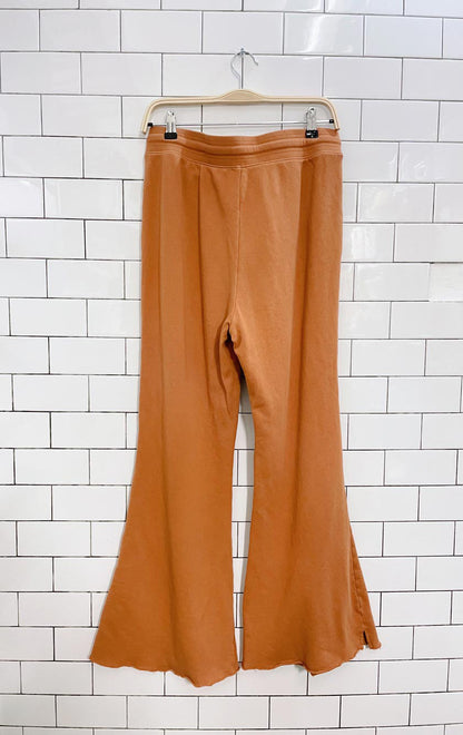 aerie cozy flare leg sweatpants