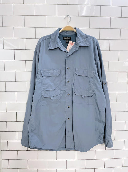 vintage windriver cargo utility shirt