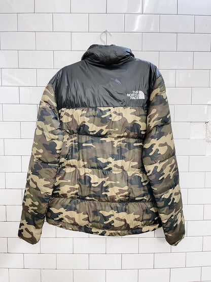 the north face nupste 700 down camo puffer