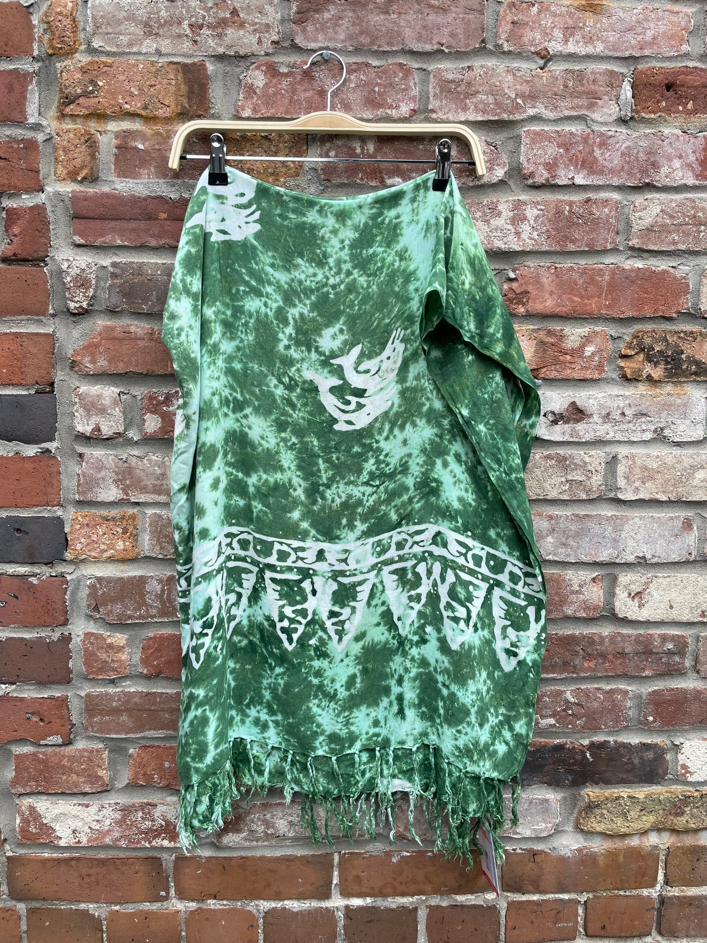 beach sarong - tie dye dolphins