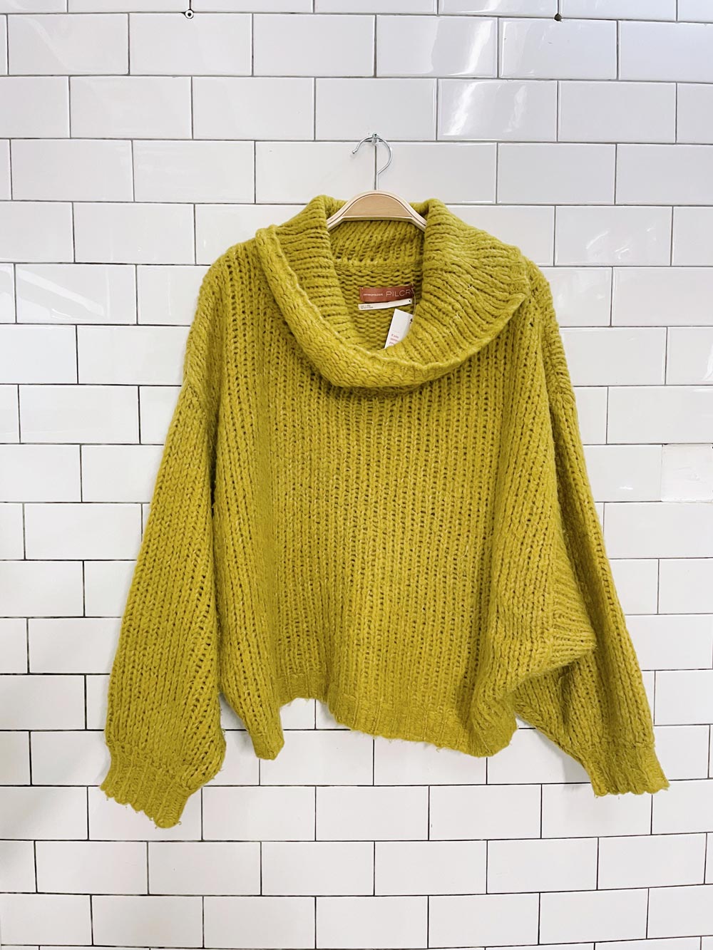 anthro pilcro zamora wool-angora sweater