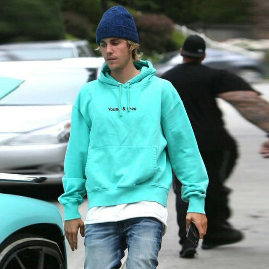 young & free hillsong logo hoodie