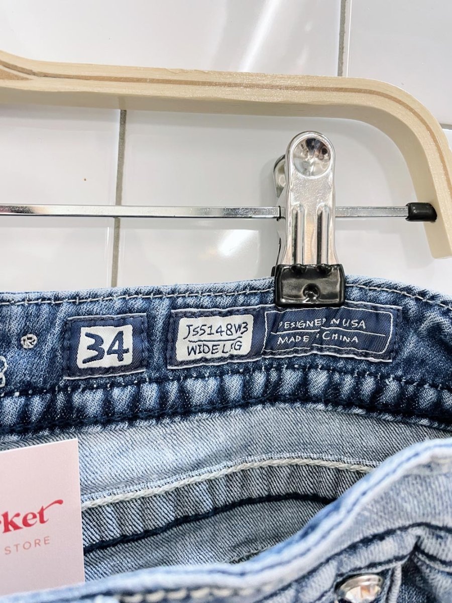 y2k miss me wide leg jeans - good market thrift store