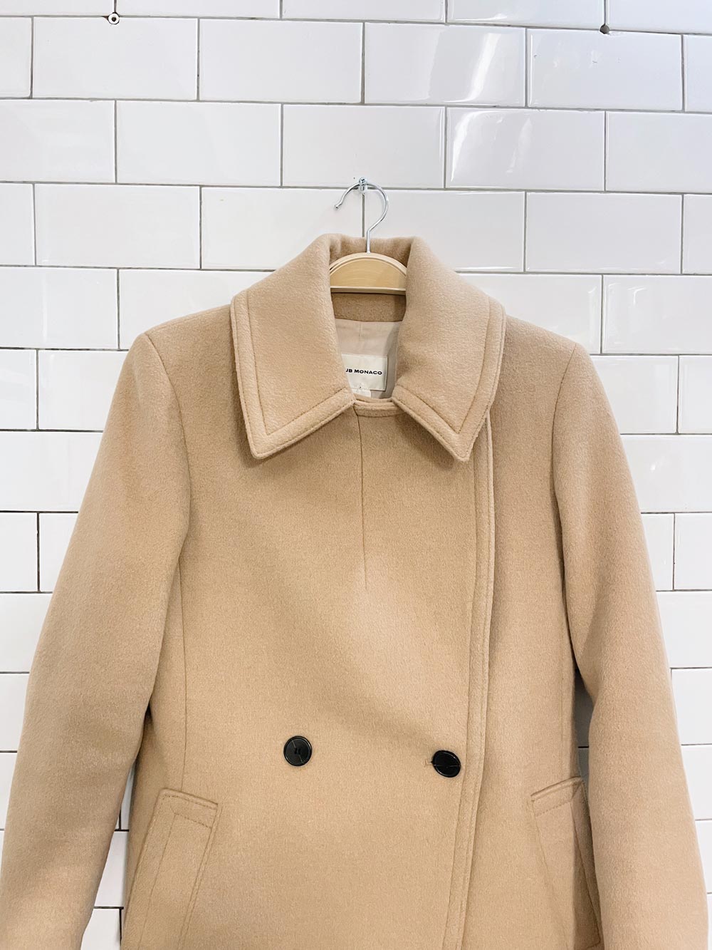 club monaco daylina classic wool-blend coat