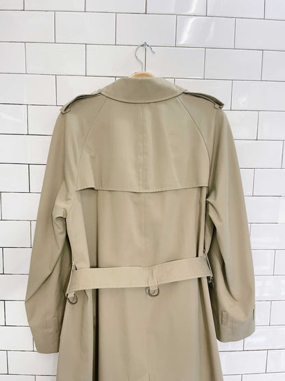 vintage aquascutum classic trench coat