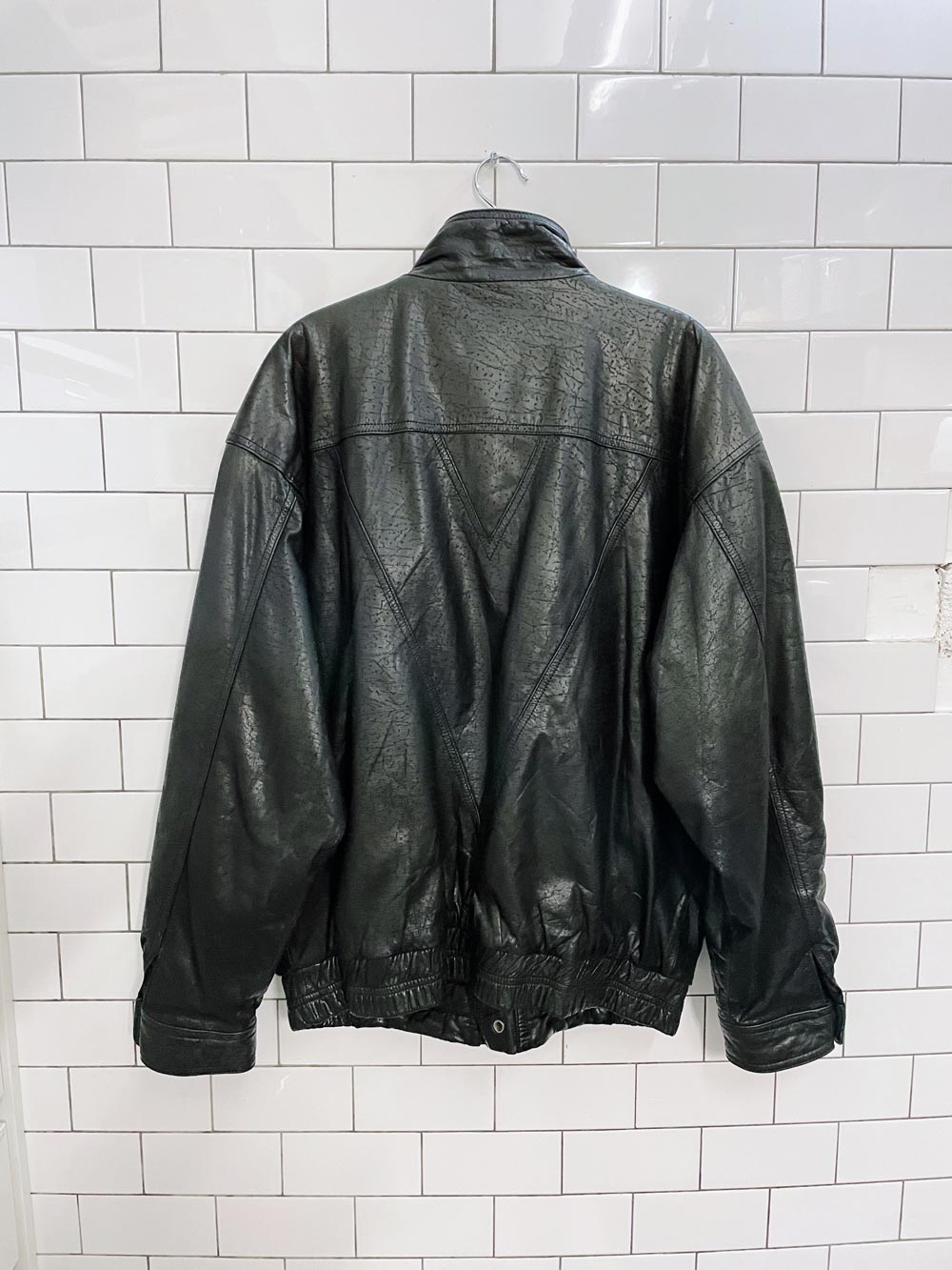 vintage pohland soft leather bomber jacket