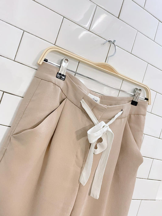 wilfred allant linen-blend crop trouser