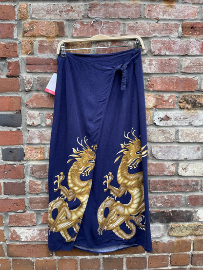 y2k dragon wrap beach sarong