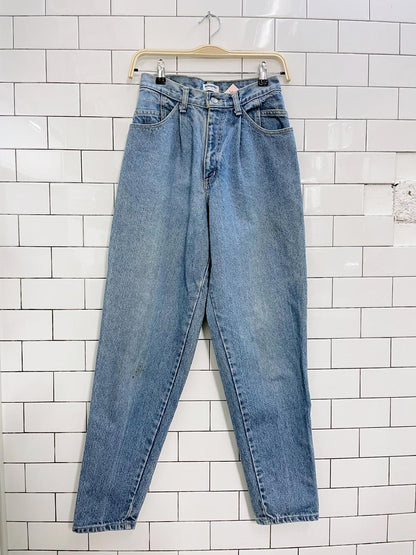 vintage bluenotes balloon leg high rise jeans
