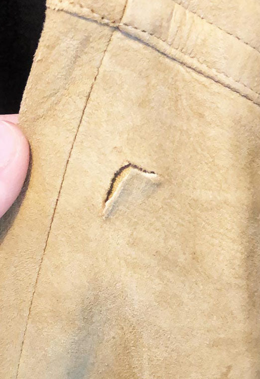vintage 60s sills a bonnie cashin design lamb suede belted turnlock jacket