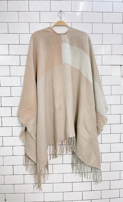 soia & kyo mirel woven blanket stripe wrap scarf
