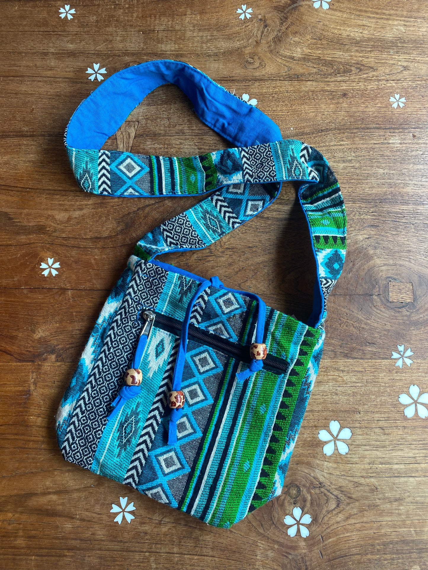 woven boho crossbody bag