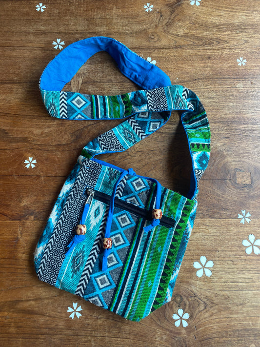 woven boho crossbody bag