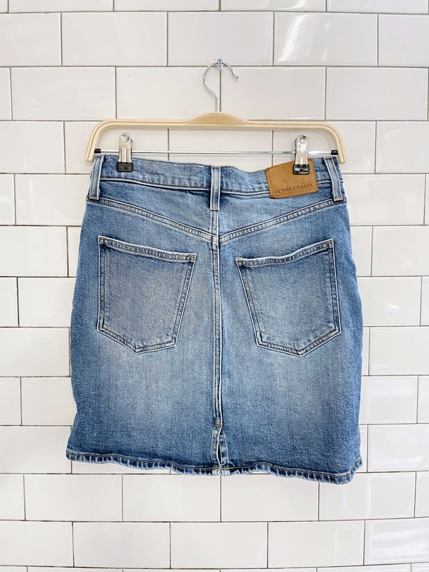 denim forum the bella mini pencil skirt