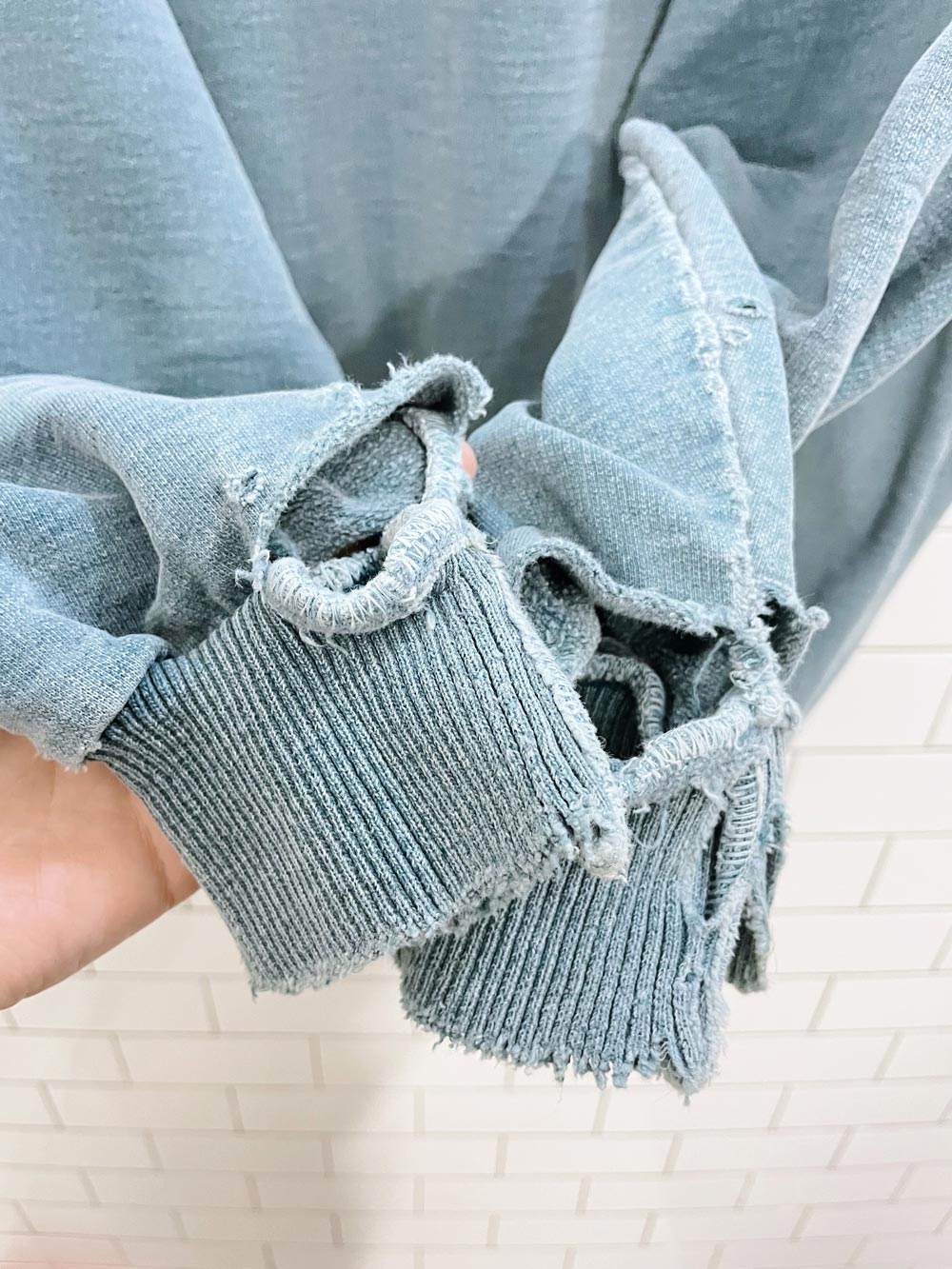 vintage ash city lighthouse 1/4 zip cottage sweatshirt