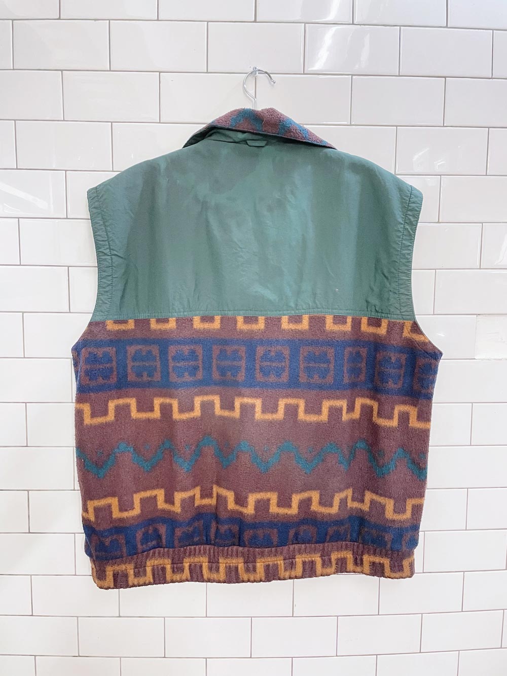 vintage 90s wolverine fleece vest
