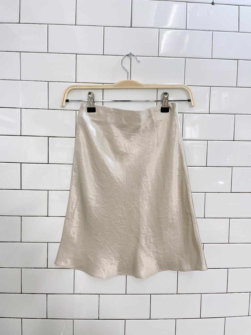 babaton 2024 new satin slip mini skirt