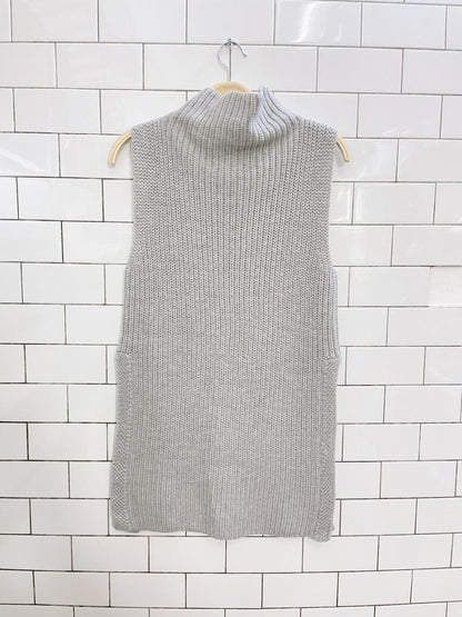 wilfred durandal sleeveless wool sweater - good market thrift store