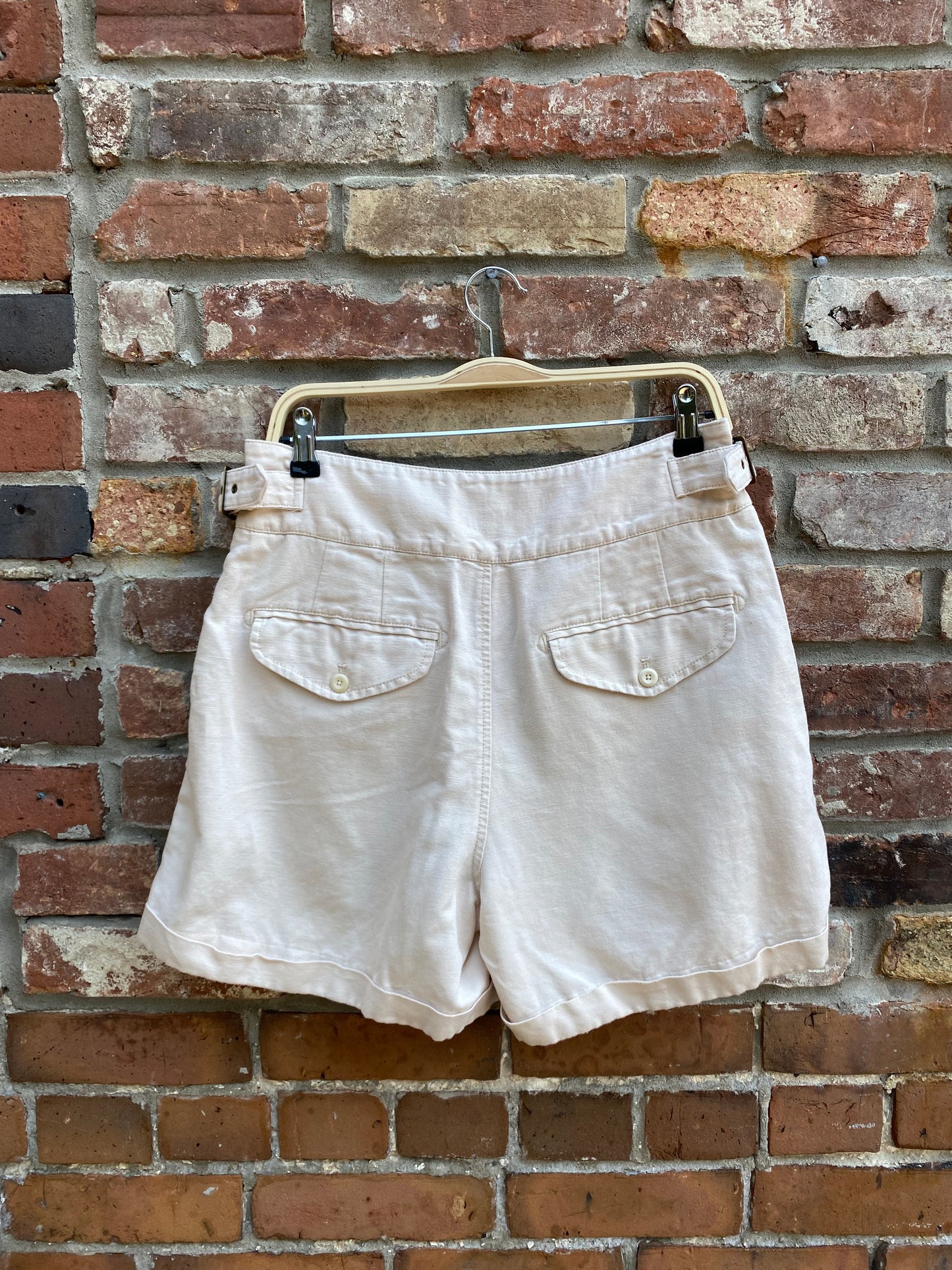 banana republic 2023 linen-blend explorer shorts
