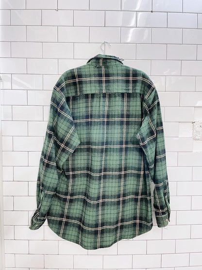 vintage field & stream flannel shirt jacket